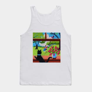 Window Cat Tank Top